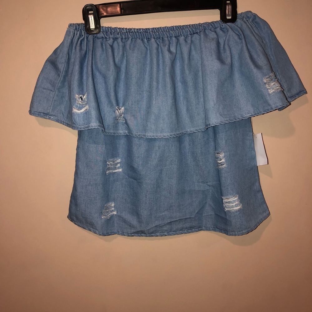 Off the shoulder shirt